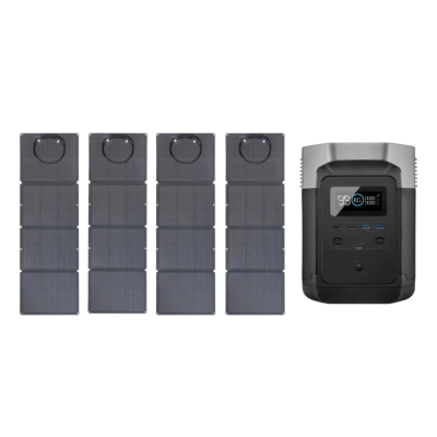 Комплект EcoFlow DELTA + 4*110W Solar Panel Комплект EcoFlow DELTA + 4*110W Solar Panel