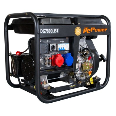 Электрогенератор дизельный ITC Power DG7800LE-T 6 кВт - DG7800LE-T