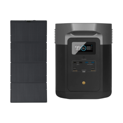 Комплект EcoFlow DELTA Max (2000) + 400W Solar Panel Комплект EcoFlow DELTA Max (2000) + 400W Solar Panel