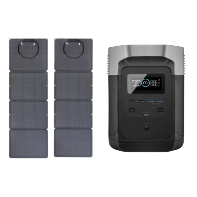 Комплект EcoFlow DELTA + 2*110W Solar Panel Комплект EcoFlow DELTA + 2*110W Solar Panel