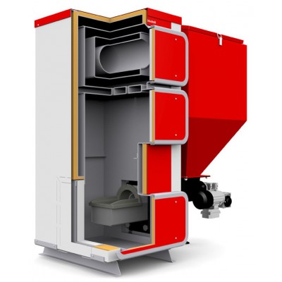 Котел твердотопливный Heiztechnik Q Bio 45